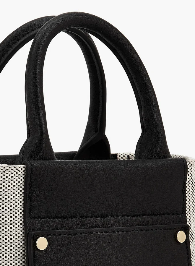 Celeste  Textured Crossbody Bag With Double Handle  | Best Price UAE